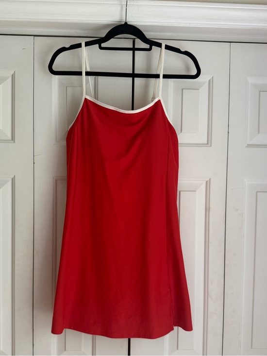 Old Navy Dresses & Skirts - Old Navy Women’s PowerSoft Cami Athletic Red & White Activewear Dress Size Large